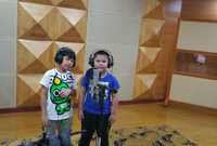 合唱队在录音 合唱队在录音