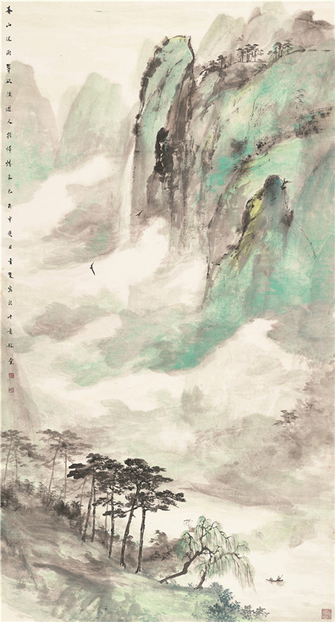 1470451875261956.jpg 14李巾棠-春山过雨翠欲滴 97×180CM.jpg