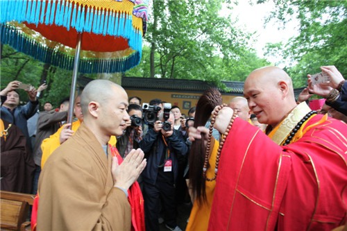 2014南京灵谷寺传静法师升座庆典法会1500周年开山庆典