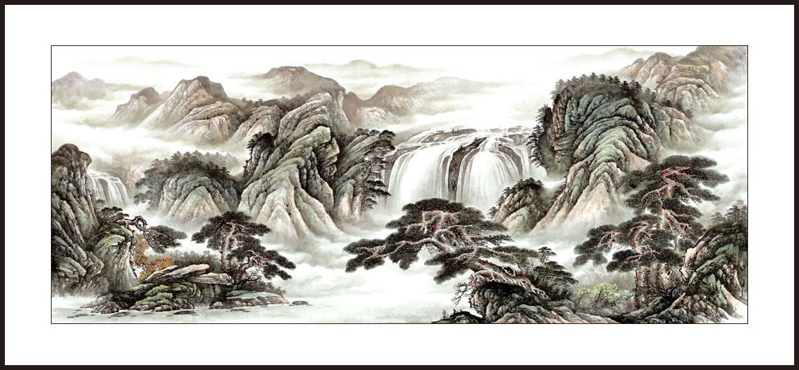 作品编号暂无价格rg0110-1089-横幅写意山水国画写意山水小八尺横小